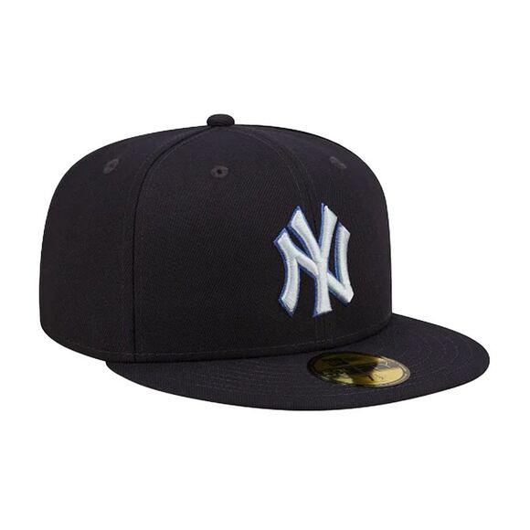 New Era York Yankees MLB 59Fifty Monocamo Fitted Hat Men Navy 5950